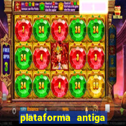 plataforma antiga de jogos