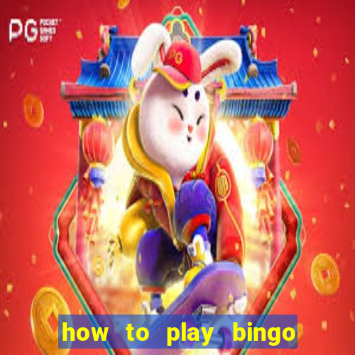 how to play bingo for money