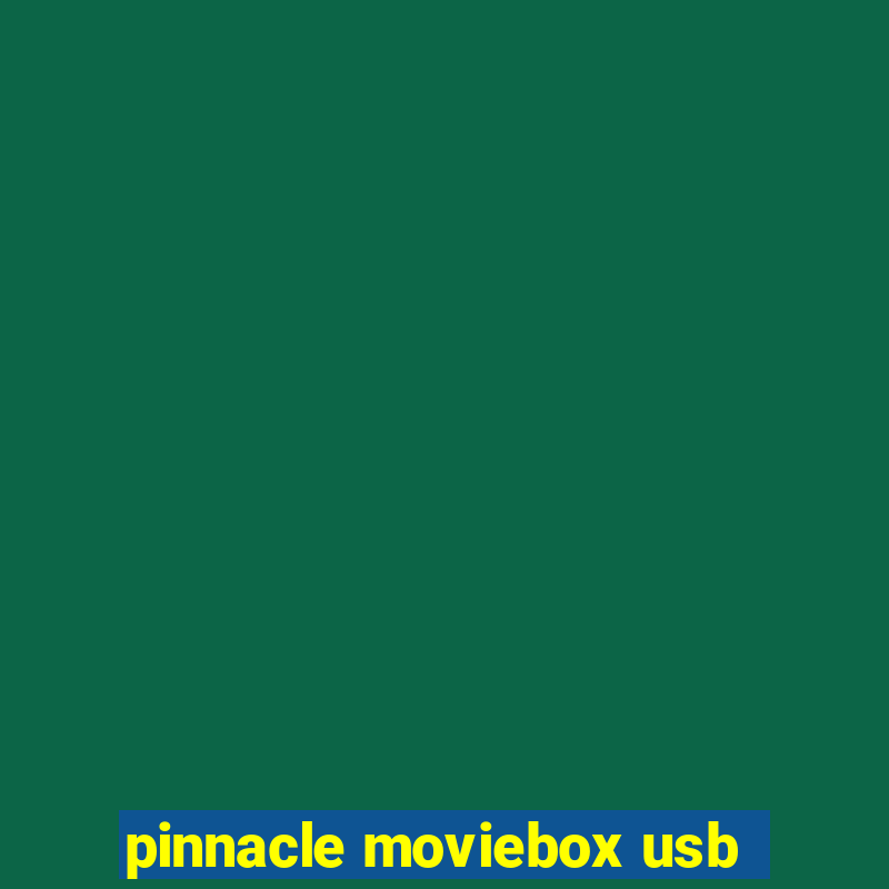 pinnacle moviebox usb