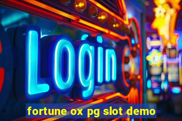 fortune ox pg slot demo