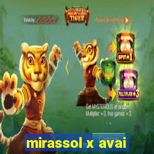 mirassol x avai