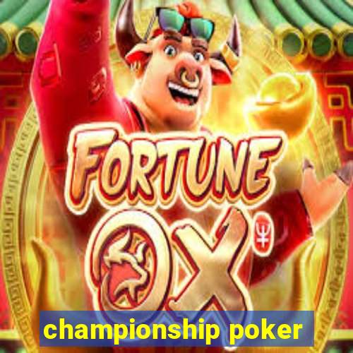 championship poker