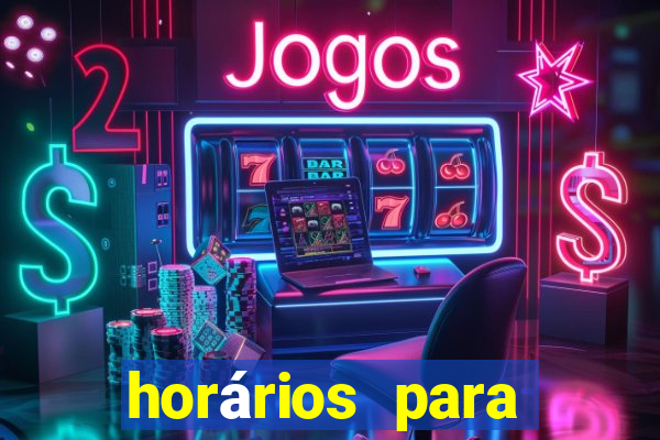 horários para ganhar no fortune tiger