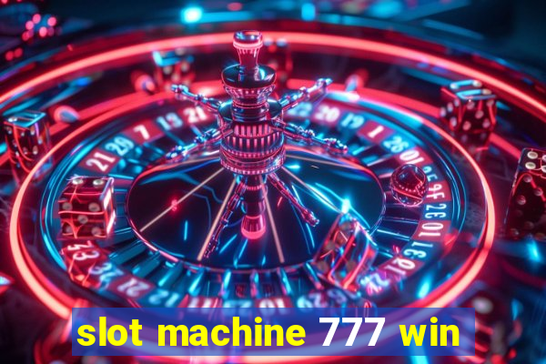 slot machine 777 win