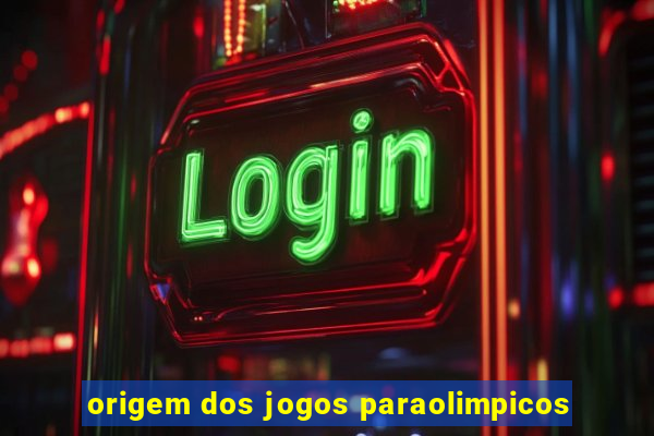 origem dos jogos paraolimpicos