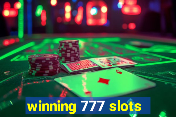 winning 777 slots