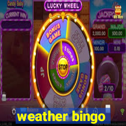 weather bingo