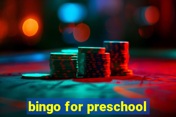 bingo for preschool