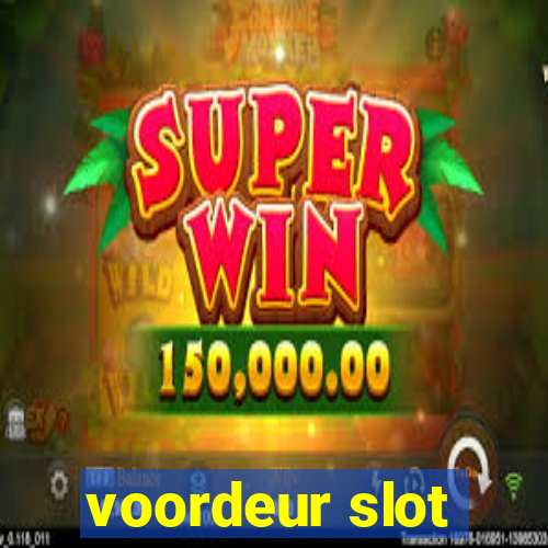 voordeur slot