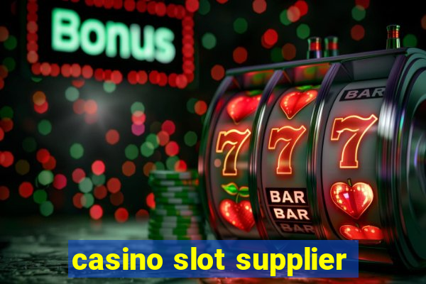 casino slot supplier