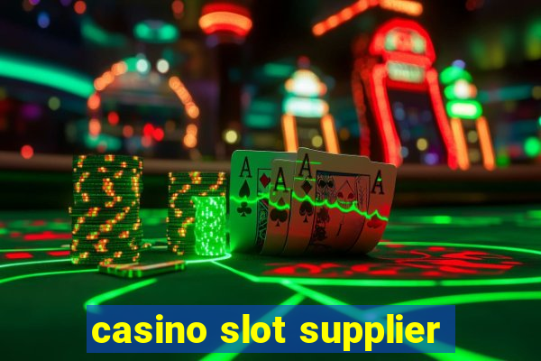 casino slot supplier