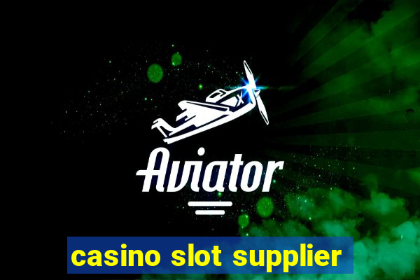 casino slot supplier