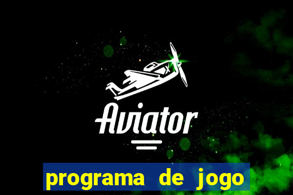 programa de jogo de futebol