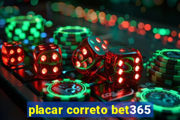 placar correto bet365