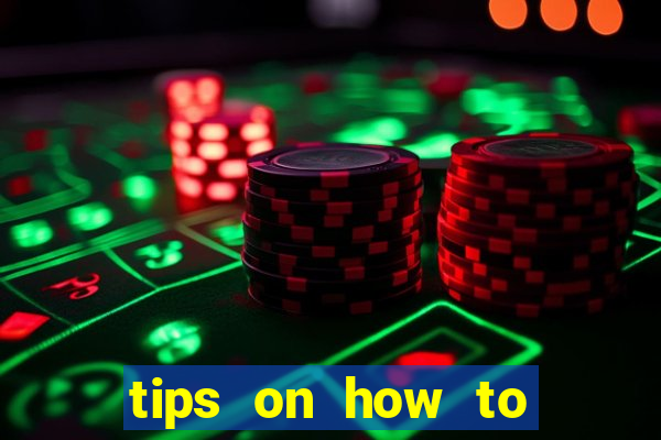 tips on how to win playing slot machines