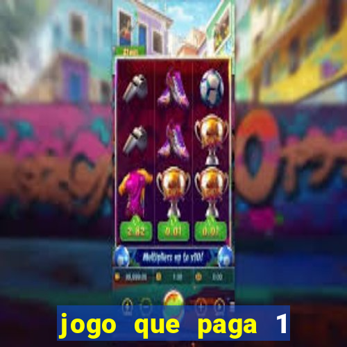 jogo que paga 1 real no pix