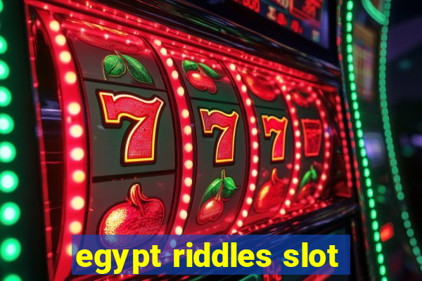 egypt riddles slot