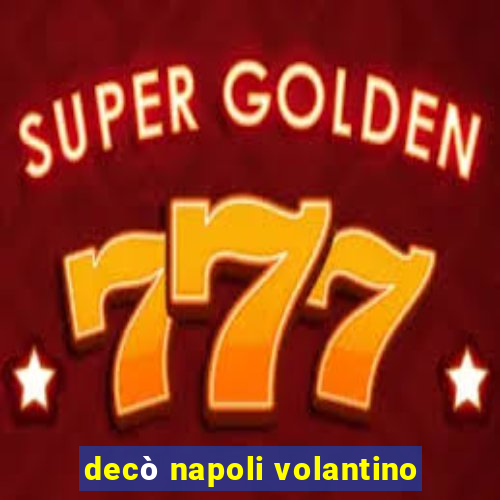 decò napoli volantino