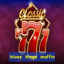 bluey bingo muffin and socks