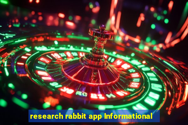 research rabbit app Informational