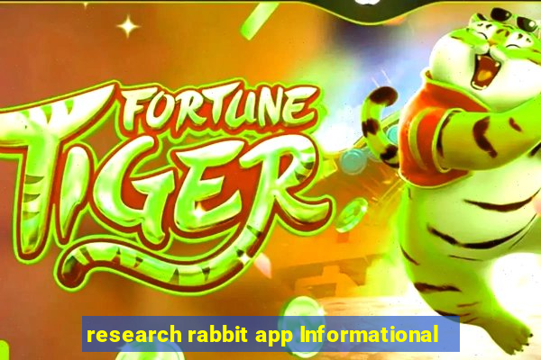 research rabbit app Informational