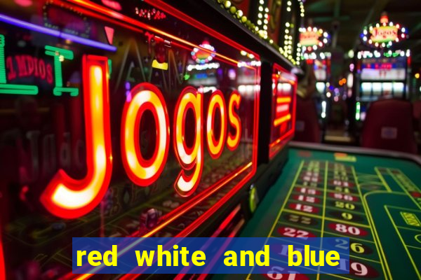 red white and blue slot machine