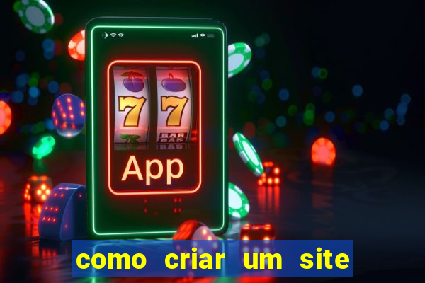 como criar um site de jogos