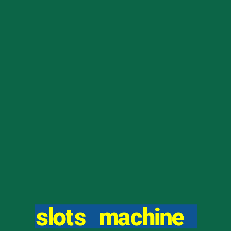 slots machine online for money