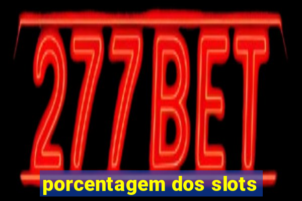 porcentagem dos slots