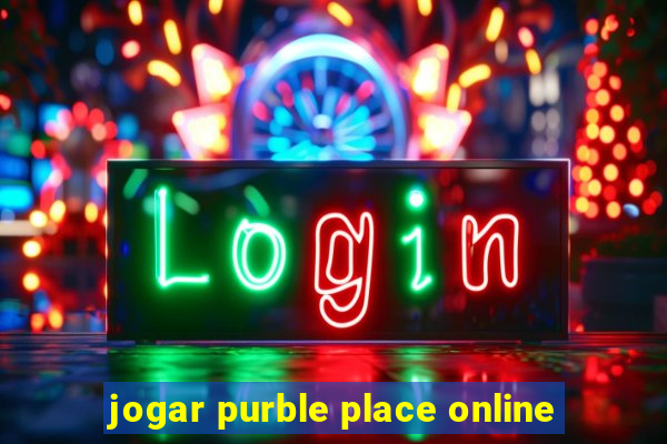 jogar purble place online