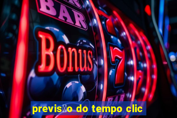 previs茫o do tempo clic