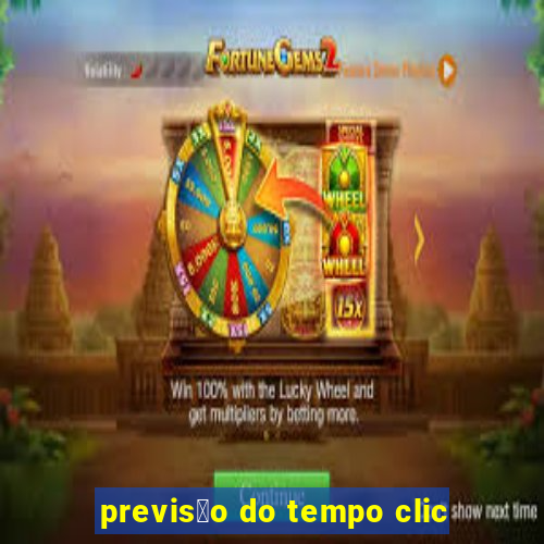 previs茫o do tempo clic