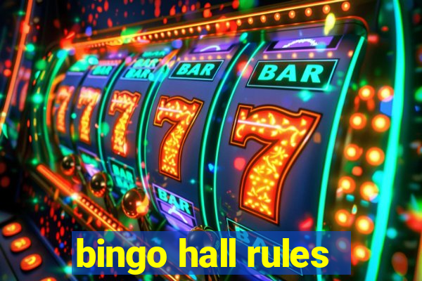 bingo hall rules