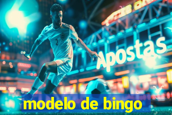 modelo de bingo