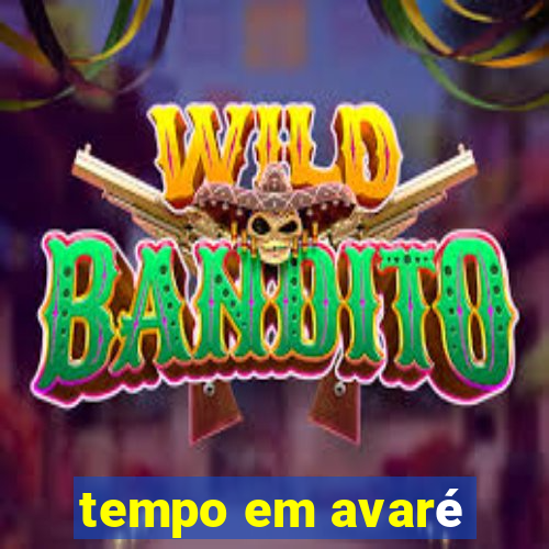 tempo em avaré