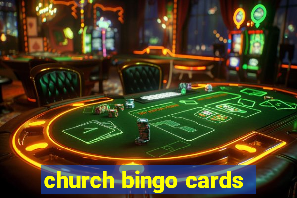 church bingo cards