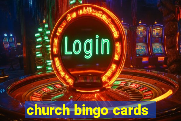 church bingo cards