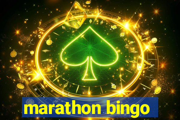 marathon bingo