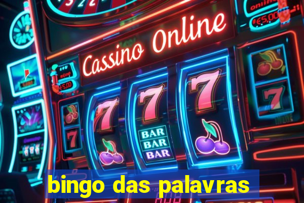 bingo das palavras