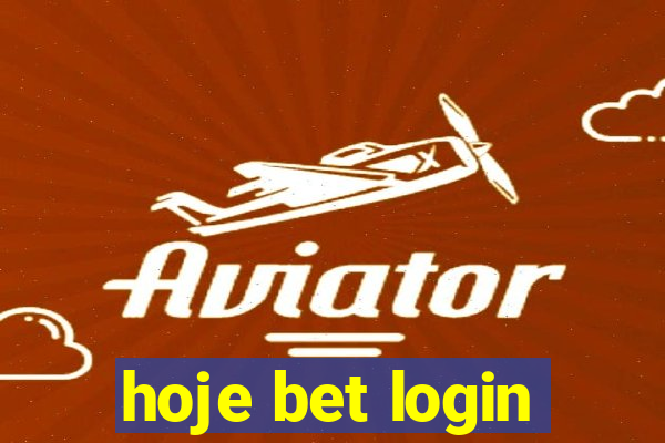 hoje bet login