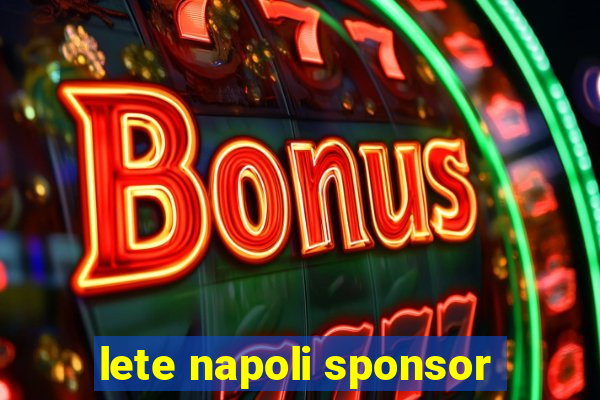 lete napoli sponsor