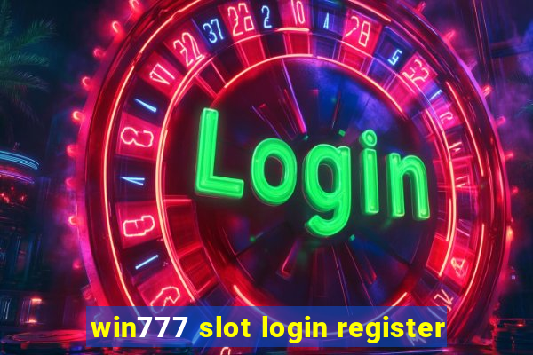 win777 slot login register