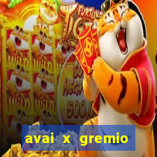 avai x gremio novorizontino palpite