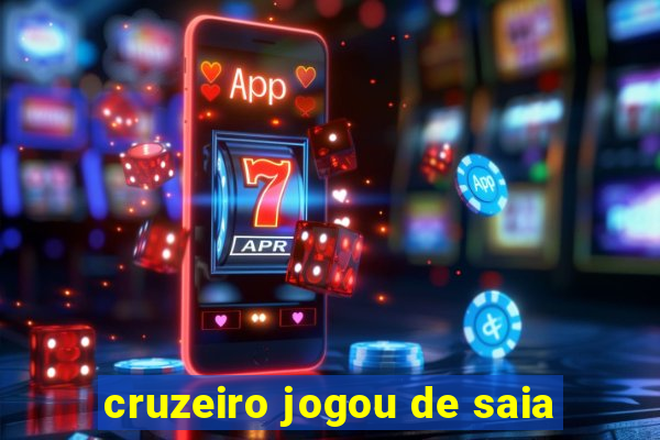 cruzeiro jogou de saia