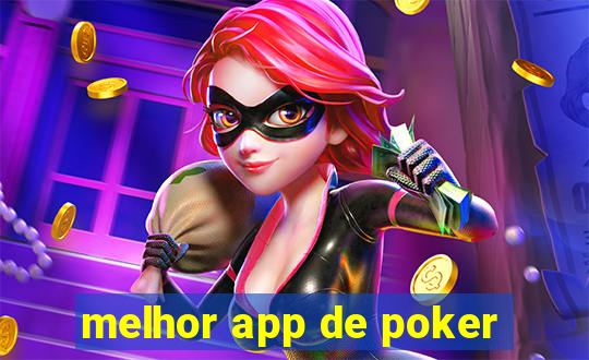 melhor app de poker