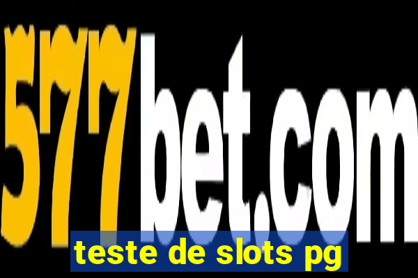 teste de slots pg