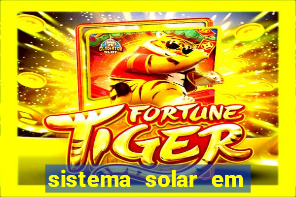 sistema solar em tempo real