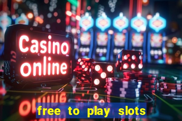 free to play slots no download