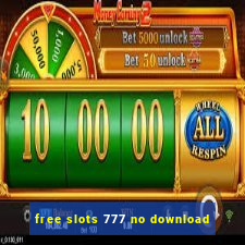 free slots 777 no download