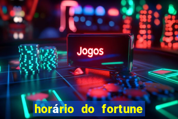 horário do fortune rabbit hoje